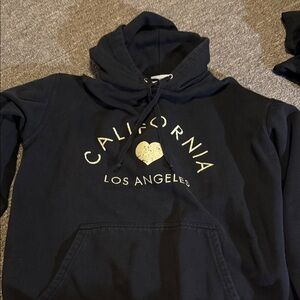 Black California Los Angeles Hoodie